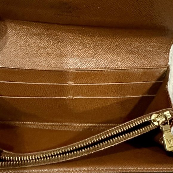 Authentic Louis Vuitton Monogram Portefeuille Sarah Long Wallet - Picture 4 of 12